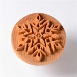 MKM Tools 6cm Round Stamp #28 - Snowflake  £11.24