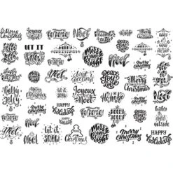 Sanbao Studio Holiday Greetings Underglaze Decal  £5.91