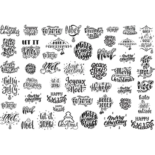 Sanbao Studio Holiday Greetings Underglaze Decal £5.91