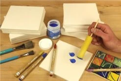 H & E Smith Square Bisque Unglazed Tile 6 X 6 | 150mm X 150mm X 9mm  £2.49