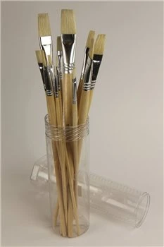 Scarva 12 Piece Flat Economy Hog Brush Set  £10.33