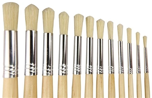 Scarva 12 Piece Round Economy Hog Brush Set £10.33
