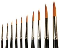 Scarva 10 Piece Watercolour Round Brushes Set  £8.60