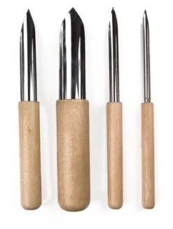 Scarva Tools 4 Piece Half Round Hole Cutter Set  £6.19