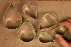 Scarva Tools Metal Shape Cutter Set | Tear Drops - 6pcs  £4.42