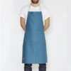 Enrich & Endure 100% Irish Linen Handmade Classic Electric Blue Apron  £70.04