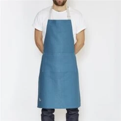 Enrich & Endure 100% Irish Linen Handmade Classic Electric Blue Apron  £70.04