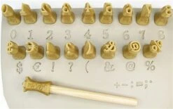 Relyef Pottery Tools Set Of Marian Numerals 10mm  £21.73