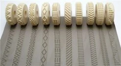 Relyef Pottery Tools Set Of Embossed Lines - 10pcs  £46.94