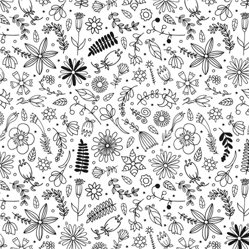 Sanbao Studio Flower Doodle Underglaze Decal From £2.11