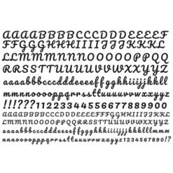 Sanbao Studio Font Letter Handwriting Underglaze Decal  £5.91