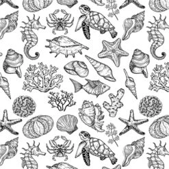 Sanbao Studio Ocean Creatures Underglaze Decal From £2.11