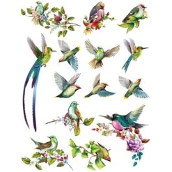 Sanbao Studio Birds Overglaze Decal  £11.83