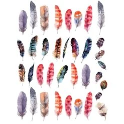 Sanbao Studio Feather Overglaze Decal  £11.83