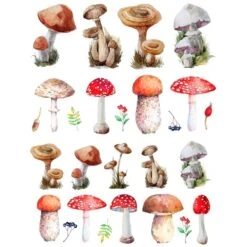 Sanbao Studio Mushroom Overglaze Decal  £11.83