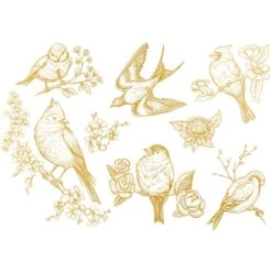 Sanbao Studio Bird Overglaze Decal  £8.03