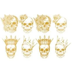Sanbao Studio Skull King & Queen Overglaze Decal  £8.03