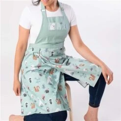 Sanbao Studio Split Leg Pottery Apron - Forest Animal  £39.59