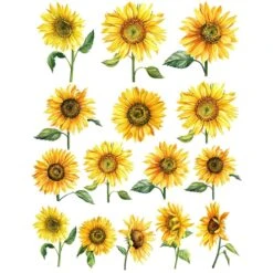 Sanbao Studio Sunflower Overglaze Decal  £11.83